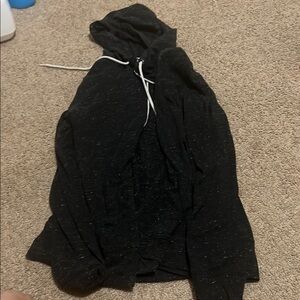 Danskin Now Black Zip-Up Jacket